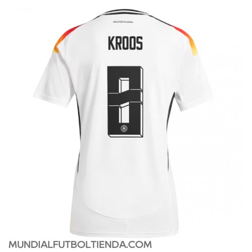 Camiseta Alemania Toni Kroos #8 Primera Equipación Replica Eurocopa 2024 mangas cortas